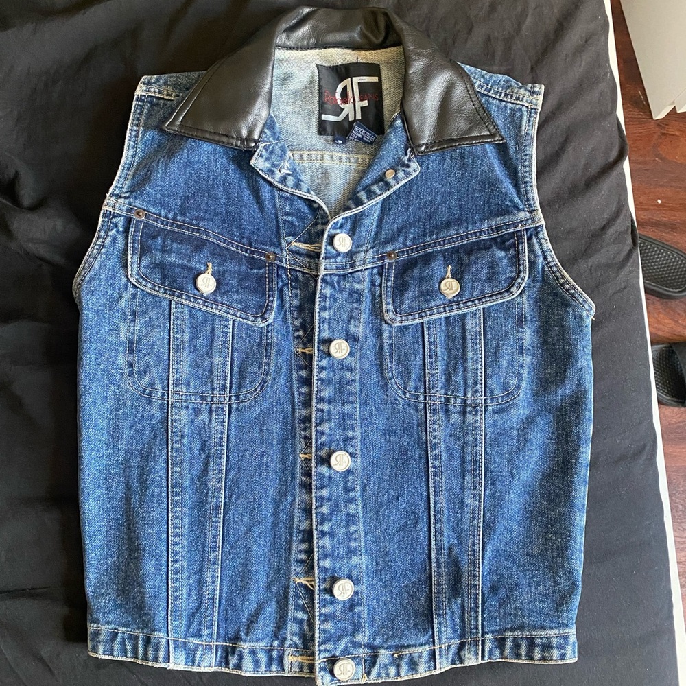 Vintage denim vest